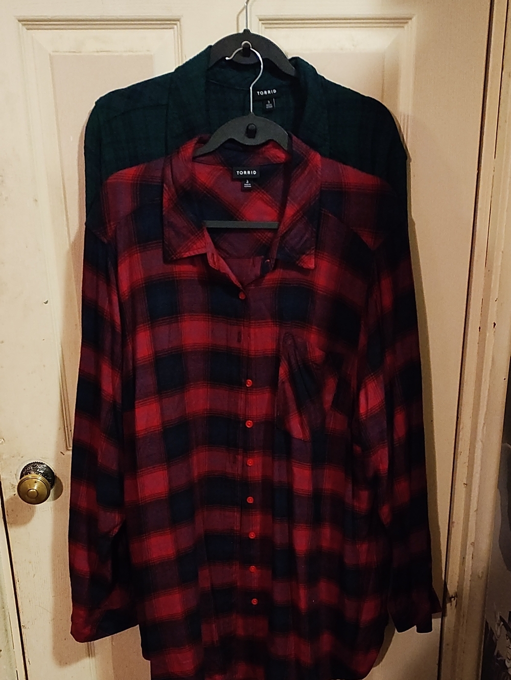 Torrid- set of 2 button down shirts